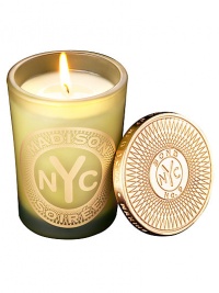 Pervading the air with elegance, this unisex scented candle is inspired by a bouquet of the most audaciously sultry flowers. · Blend of jasmine, gardenia, honeysuckle and oakmoss · Made of the finest wax and wicks · In sturdy, tinted glass container · Gilt metal cap keeps scent from fading · Burn time, approx. 60 hours Pervading the air with elegance, this unisex scented candle is inspired by a bouquet of the most audaciously sultry flowers. · Blend of jasmine, gardenia, honeysuckle and oakmoss · Made of the finest wax and wicks · In sturdy, tinted glass container · Gilt metal cap keeps scent from fading · Burn time, approx. 60 hours
