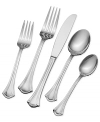Set an elegant table every day with Wallace's Resplendence flatware. A fluid handle, scalloped tip and dressy sheen make this set your go-to for casual dining. Set an elegant table every day with Wallace's Resplendence flatware. A fluid handle, scalloped tip and dressy sheen make this set your go-to for casual dining.