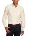 IZOD Men's Long Sleeve Washed Oxford Button Down Shirt