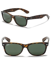 Ray-Ban's classic wayfarer gets a new look for summer with polarized lenses. Ray-Ban's classic wayfarer gets a new look for summer with polarized lenses.
