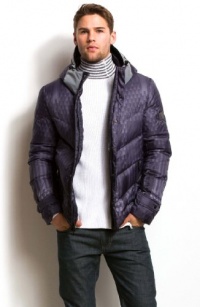 Armani Exchange Printed Down Puffer Coat Armani Exchange Printed Down Puffer Coat
