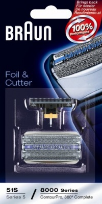 Braun 8000 360 Complete Foil and Cutter Block for Models 8995, 8985 and 8975 Braun 8000 360 Complete Foil and Cutter Block for Models 8995, 8985 and 8975