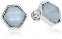 Kenneth Cole New York Urban Sea Glass Faceted Bead Stud Earrings Kenneth Cole New York Urban Sea Glass Faceted Bead Stud Earrings