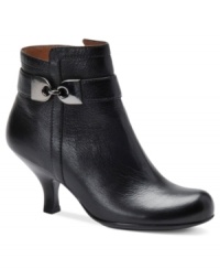 The right touch. A distinct clasp sets off the Veridan booties from Sofft to make a subtle, yet powerful, statement. The right touch. A distinct clasp sets off the Veridan booties from Sofft to make a subtle, yet powerful, statement.
