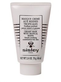 Purifies deeply, absorbs excess sebum and reduces skin imperfections. Skin is clarified and radiant, pores are tightened. Apply in a thick layer, leave on for 10 minutes and rinse with water. 2.4 oz. Purifies deeply, absorbs excess sebum and reduces skin imperfections. Skin is clarified and radiant, pores are tightened. Apply in a thick layer, leave on for 10 minutes and rinse with water. 2.4 oz.