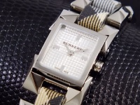 Burberry Stainless Steel Silver Pyramid Nova Check Braceles Ladies Watch BU5361 Burberry Stainless Steel Silver Pyramid Nova Check Braceles Ladies Watch BU5361