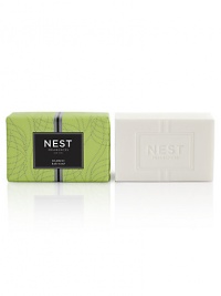 Flowering Bamboo is mingled with a variety of white florals, sparkling citrus and fresh green accords. This lightly scented French-milled bar soap contains shea butter and almond oil to create a rich, luxurious lather while cleansing and nourishing the skin. 8.8 oz. Flowering Bamboo is mingled with a variety of white florals, sparkling citrus and fresh green accords. This lightly scented French-milled bar soap contains shea butter and almond oil to create a rich, luxurious lather while cleansing and nourishing the skin. 8.8 oz.