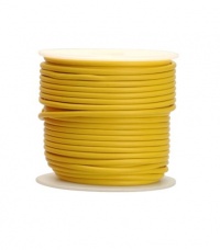 Coleman Cable 16-100-14 Primary Wire, 16-Gauge 100-Feet Bulk Spool, Yellow