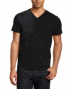 Calvin Klein Sportswear Men's Short Sleeve V Neck Reverse Print Graphic Tee