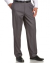 Savane Men's Select Edition Flat Front Gaberdine Dress Pant