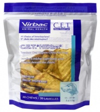 C.E.T. HEXtra Premium Oral Hygiene Chews with Chlorhexidine for Medium Dogs, 30 Chews C.E.T. HEXtra Premium Oral Hygiene Chews with Chlorhexidine for Medium Dogs, 30 Chews