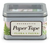 Cavallini Flora & Fauna Decorative, 5 Assorted rolls