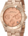 Marc Jacobs Blade Rose Gold Pink Dial Women's Watch MBM3102