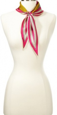 Echo Design Women's Vintage Polka Dot Diamond Scarf, Magenta, One Size Echo Design Women's Vintage Polka Dot Diamond Scarf, Magenta, One Size