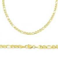 Solid 14k Yellow Gold Gucci Figarucci Chain Necklace 2.6mm 18 Solid 14k Yellow Gold Gucci Figarucci Chain Necklace 2.6mm 18