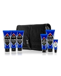 Everything you need, for everywhere you go. This all-in-one set contains six of our best-selling products in a durable black micro-fiber bag. Includes travel sizes of Pure Clean Daily Facial Cleanser, Face Buff Energizing Scrub, Beard Lube™ Conditioning Shave, Double-Duty Face Moisturizer SPF 20, Turbo Wash® Energizing Cleanser for Hair & Body and Cool Moisture Body Lotion. Everything you need, for everywhere you go. This all-in-one set contains six of our best-selling products in a durable black micro-fiber bag. Includes travel sizes of Pure Clean Daily Facial Cleanser, Face Buff Energizing Scrub, Beard Lube™ Conditioning Shave, Double-Duty Face Moisturizer SPF 20, Turbo Wash® Energizing Cleanser for Hair & Body and Cool Moisture Body Lotion.