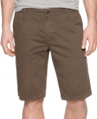 Add length to your look with these shorts from Hugo Boss Orange. Their heavyweight texture gives you a rugged edge. Add length to your look with these shorts from Hugo Boss Orange. Their heavyweight texture gives you a rugged edge.