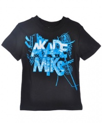 Akademiks Cutup T-Shirt (Sizes 4 - 7) - black, 7 Akademiks Cutup T-Shirt (Sizes 4 - 7) - black, 7