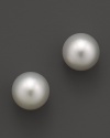 Cultured white South Sea pearls make a timeless statement on simply glamorous studs. From Tara Pearls.