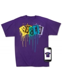 Take your T-shirt to the next level--this Zapparel tee comes to life thanks to the latest technology. Simply download the Zappar app for your iPhone or Android and select the Zapparel icon to locate your shirt. Once you find it, tap the Zap button and point your phone at your shirt. Its cutting-edge graphic will come to life with explosive, multidimensional detail. Take your T-shirt to the next level--this Zapparel tee comes to life thanks to the latest technology. Simply download the Zappar app for your iPhone or Android and select the Zapparel icon to locate your shirt. Once you find it, tap the Zap button and point your phone at your shirt. Its cutting-edge graphic will come to life with explosive, multidimensional detail.