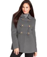 You're in the military (coat) now! Style&co.'s petite button-tabbed touches give this topper structured appeal. You're in the military (coat) now! Style&co.'s petite button-tabbed touches give this topper structured appeal.