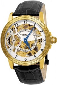 Stuhrling Original Men's 228.3335K2 Symphony Saturnalia Brumalia Mechanical Skeleton Gold Tone Watch Stuhrling Original Men's 228.3335K2 Symphony Saturnalia Brumalia Mechanical Skeleton Gold Tone Watch
