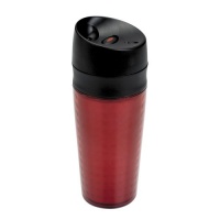 OXO Good Grips Plastic LiquiSeal Travel Mug, Textured Red OXO Good Grips Plastic LiquiSeal Travel Mug, Textured Red