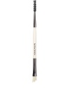 Small, dual-ended brush, ideal for maintaining eyebrow shape and blending color. Made of luxuriously soft boar hair. Made in USA.