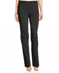 JM Collection's easy pull-on petite pants are essential basics for work and play alike. Dress them up with heels and a cardigan, or keep them casual with a tank top and flats! JM Collection's easy pull-on petite pants are essential basics for work and play alike. Dress them up with heels and a cardigan, or keep them casual with a tank top and flats!