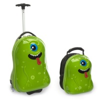 Travel Buddies Luggage Set, Archie Alien Travel Buddies Luggage Set, Archie Alien