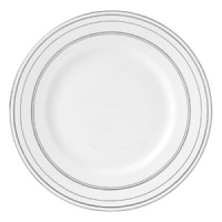 Sparkling platinum and mica accent this decidedly contemporary Vera Wang salad plate, lending a look that's fresh and dimensional. Sparkling platinum and mica accent this decidedly contemporary Vera Wang salad plate, lending a look that's fresh and dimensional.