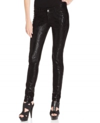 Get ready for a night on the town with these fashion-forward petite snakeskin printed pants! A ponte fabric ensures a fabulous fit! Get ready for a night on the town with these fashion-forward petite snakeskin printed pants! A ponte fabric ensures a fabulous fit!
