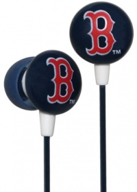Zeikos iHip MLF10169BS MLB Boston Red Sox Printed Ear Buds, Blue/Red Zeikos iHip MLF10169BS MLB Boston Red Sox Printed Ear Buds, Blue/Red