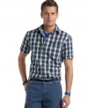 Check yourself. This shirt from Izod lets you snag some R&R, without losing your cool