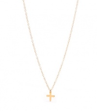 Gorjana Cross Over Necklace Gold Gorjana Cross Over Necklace Gold