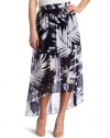 Vince Camuto Women's Abstract Leaf Maxi Skirt