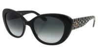 Kate Spade Women's Franc2S Cat Eye Sunglasses,Black Frame/Gray Gradient Lens,One Size