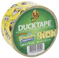 Duck Brand 280906 SpongeBob SquarePants Printed Duct Tape, 1.88-Inch by 10 Yards, Single Roll Duck Brand 280906 SpongeBob SquarePants Printed Duct Tape, 1.88-Inch by 10 Yards, Single Roll