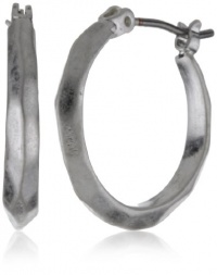 Kenneth Cole New York Silver-Tone Hoop Earrings Kenneth Cole New York Silver-Tone Hoop Earrings