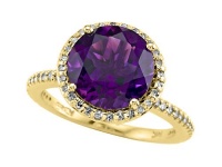 Genuine Amethyst Ring by Effy Collection® in 14 kt Yellow Gold Size 5.5 Genuine Amethyst Ring by Effy Collection® in 14 kt Yellow Gold Size 5.5