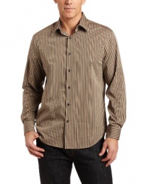 Perry Ellis Men's Long Sleeve Bold Stripe Woven Shirt Perry Ellis Men's Long Sleeve Bold Stripe Woven Shirt