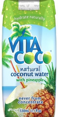 Vita Coco Coconut Water with Pineapple, 11.1-Ounce Tetra Paks (Pack of 12) Vita Coco Coconut Water with Pineapple, 11.1-Ounce Tetra Paks (Pack of 12)