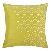 Echoing the nature of our Icelandic Dream collection, our Latham pillow features sunny hemp yellow silk and linen with a partial covering of mosaic embroidery. Down insert included. Echoing the nature of our Icelandic Dream collection, our Latham pillow features sunny hemp yellow silk and linen with a partial covering of mosaic embroidery. Down insert included.