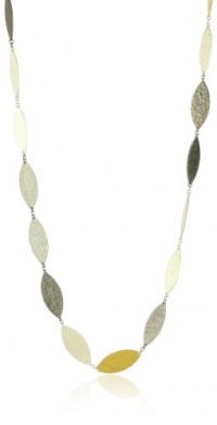 GURHAN Willow Long Sterling Silver Necklace With Gold Accents, 39.4 GURHAN Willow Long Sterling Silver Necklace With Gold Accents, 39.4