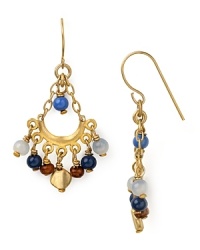 Bohemian style proves positively alluring with these beaded chandelier disc earrings from Lauren Ralph Lauren. This eclectic pair is designed to catch the light and glances. Bohemian style proves positively alluring with these beaded chandelier disc earrings from Lauren Ralph Lauren. This eclectic pair is designed to catch the light and glances.