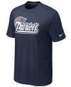 From the pre-game to after-party, show off your New England Patriots pride in this NFL football t-shirt from Nike.