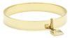 Anne Klein Bright Links Gold-Tone Circular Enamel Bangle Bracelet