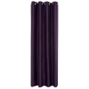 Stylemaster Tribeca 56 by 63-Inch Faux Silk Grommet Panel, Amethyst