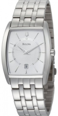 Bulova Men's 96B121 Silver Dial Bracelet Watch Bulova Men's 96B121 Silver Dial Bracelet Watch