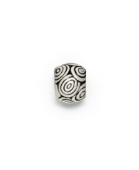A modern sterling silver bead characterized by stylish swirls. Donatella is a playful collection of charm bracelets and necklaces that can be personalized to suit your style! Available exclusively at Macy's. A modern sterling silver bead characterized by stylish swirls. Donatella is a playful collection of charm bracelets and necklaces that can be personalized to suit your style! Available exclusively at Macy's.
